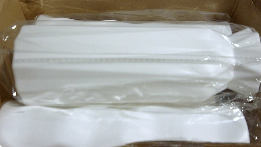 Hoolerry Set de 12 Floreros Blancos para Centros de Mesa | Jarrones de Boton Plasticos con Aspecto de Ceramica | Floreros Altos Irrompibles para Casa y Oficina | Estilo Clasico