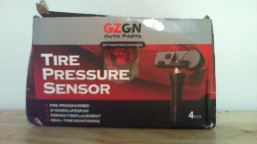 GZGN Sensor TPMS Compatible con Ford, Lincoln, Mazda y Mercury | 4 Piezas Pre-Programadas 315MHz | Sensor de Presion de Llantas para F-150, Focus, Ranger y Mas