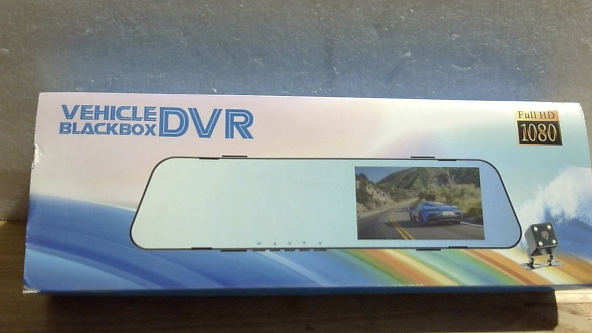 Camara de Tablero tipo Espejo 4.5 pulgadas Frontal y Trasera | Espejo Retrovisor 1080p para Carros y Camiones | Doble Camara con Monitoreo de Parqueo, Asistencia de Reversa y Vision Nocturna