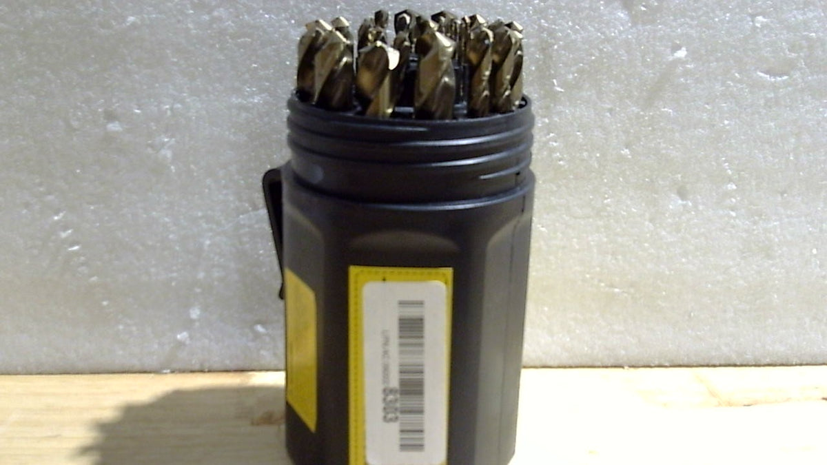 USADO-Set de Brocas de Cobalto CaRoller 29 Piezas | Acero M35 al Cobalto para Metal, Madera y Plastico | Vastago Redondo con Estuche Tipo Copa