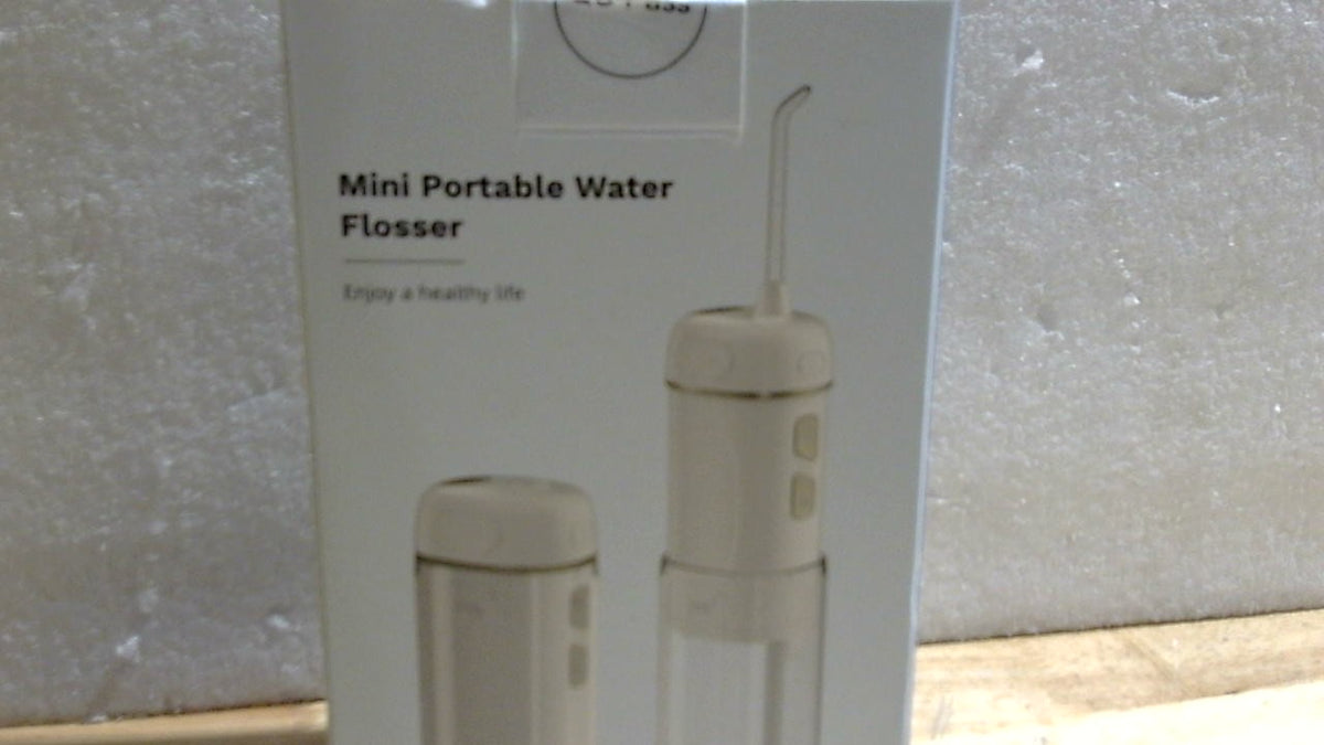 USADO-Hibbent Irrigador Bucal Portátil Inalámbrico | 3 Modos y 4 Boquillas | IPX7 Recargable para Viaje y Ortodoncia