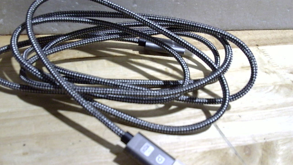 Cable DisplayPort a HDMI 8K 10 ft | 8K@60Hz 4K@120Hz Trenzado de Nylon, DP 1.4 a HDMI 2.1 Unidireccional para PC, Dell, AMD, Lenovo, HP