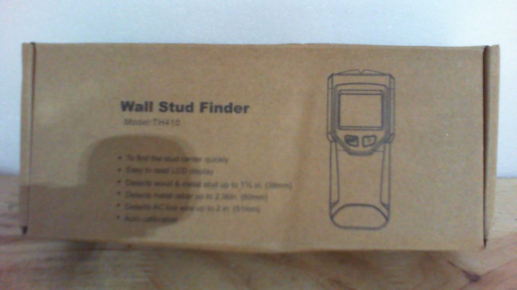 Detector de Vigas 5 en 1 | Escaner de Pared con Chip Inteligente Pantalla LCD HD Detecta Madera Metal Cable AC Azul Oscuro