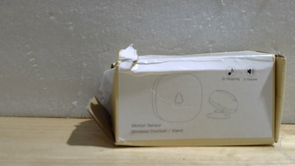 Timbre Inalambrico con Sensor de Movimiento, Alerta de Entrada para Negocios, 500 pies de Alcance, 32 Melodias, 5 Niveles de Volumen, Alarma para Adultos Mayores con Demencia
