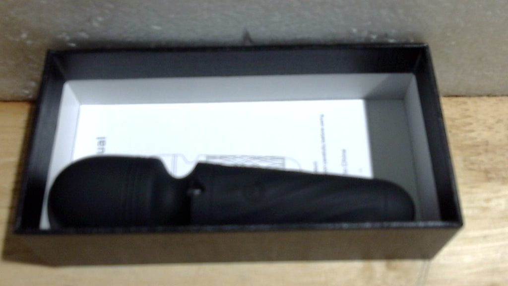 VIENE CON UN DAÑO-KINGWAND Mini Masajeador Personal de Mano | Impermeable, Recargable por USB | 10 Modos de Vibración | Ideal para Espalda, Piernas y Recuperación Deportiva | Negro