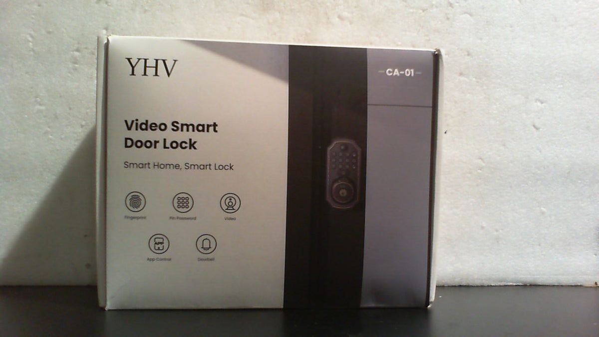 Cerradura Inteligente sin Llave con Cámara | Deadbolt con Huella y Teclado | Control Remoto por App | Desbloqueo Automático | Conectada WiFi