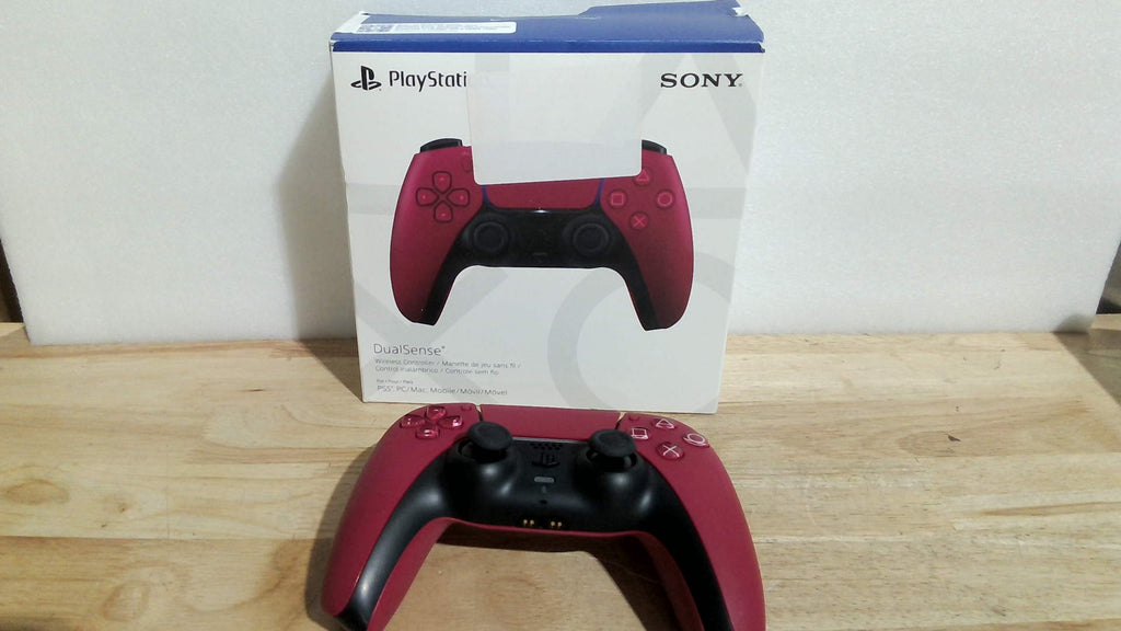 ARTICULO SIN ACCESORIOS ) Control Inalámbrico PlayStation DualSense | Rojo Cósmico | Para PS5, PC, Mac y Móvil