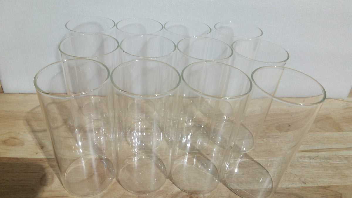 Mezchi Set de 12 Vasos de Agua | Vasos Highball Delgados 17 oz | Vasos Altos Ligeros Tipo Cristal Collins para Agua, Jugo, Coctel, Mojito y Whisky