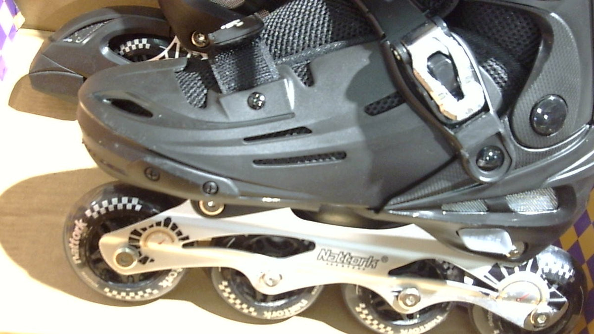 USADO-Nattork Patines en línea ajustables para niñas y niños con ruedas completamente iluminadas, patines en línea para principiantes para niños y jóvenes