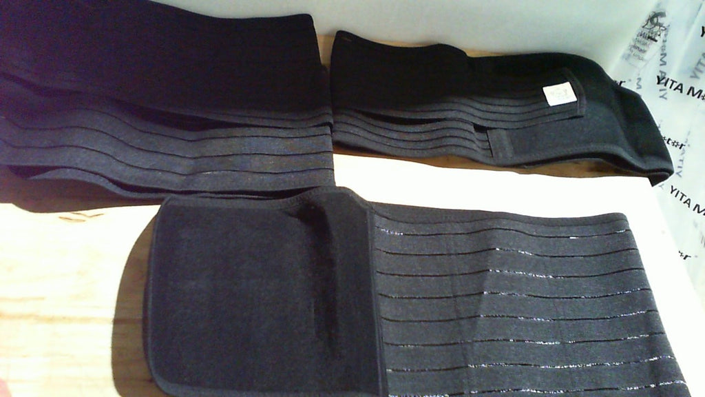 USADO Faja Postparto 3 en 1 de Recuperacion | Banda Abdominal para Despues del Parto | Faja Reductora Moldeadora de Cintura | Soporte de Vientre Post Cirugia y Embarazo | Negro Medianoche | M/L