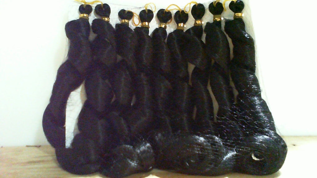 Extensiones de Cabello Xtrend 14 Pulgadas 9 Paquetes | French Curly Braiding Hair Prealargado, Rizos Sueltos para Trenzas Crochet | Sintético, Negro Natural 1B