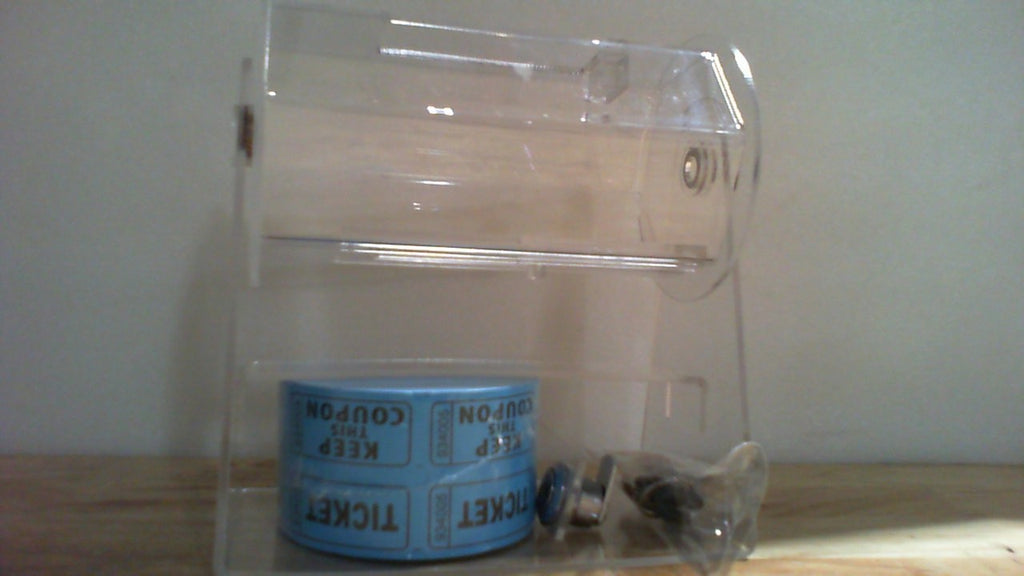 Tombola de Rifa Didaey en Acrilico Transparente con 1000 Boletos | Compacta para Mostrador | Ideal para Sorteos, Ferias y Oficinas
