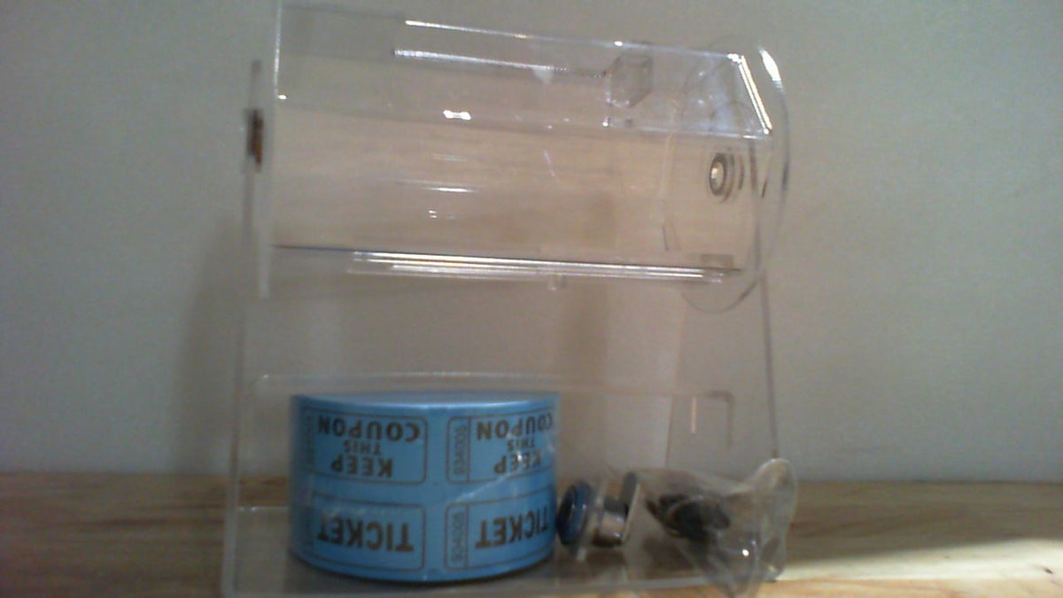 Tombola de Rifa Didaey en Acrilico Transparente con 1000 Boletos | Compacta para Mostrador | Ideal para Sorteos, Ferias y Oficinas