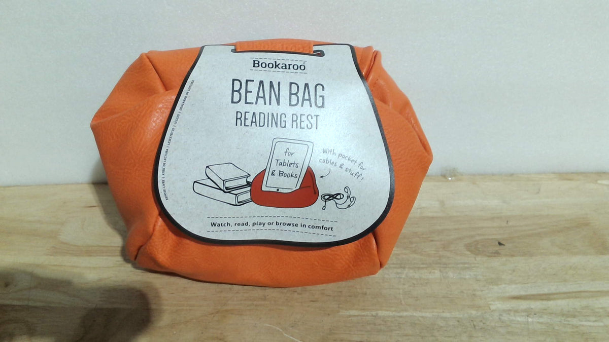 IF Bookaroo Cojín de Frijoles para Lectura | Atril de Libro Bean Bag | Naranja ARTICULO VIENE COMO SE MUESTRA EN LA SEGUNDA IMAGEN )