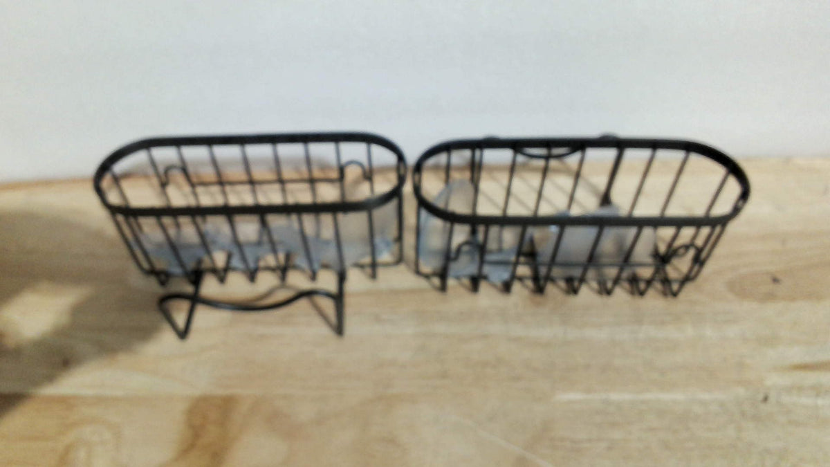 HapiRm Portaesponjas Multifuncional en Forma de M | Organizador de Fregadero de Acero Inoxidable Antioxidante | Dos Metodos de Instalacion Negro Pack de 2 ARTICULO VIENE COMO SE OBSERVA  EN LA SEGUNDA IMAGEN