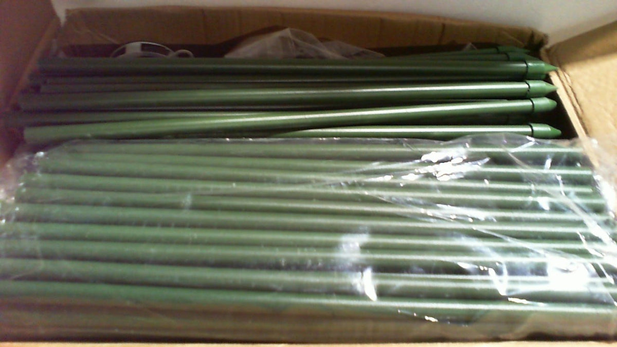 USADO (VER NUMERO DE VARILLAS) Laodier Set de 3 Jaulas para Tomates con Bolsas de Cultivo de 17 Galones | Cuadradas de 47 pulgadas, Servicio Pesado | Soporte para Vegetales y Flores Trepadoras