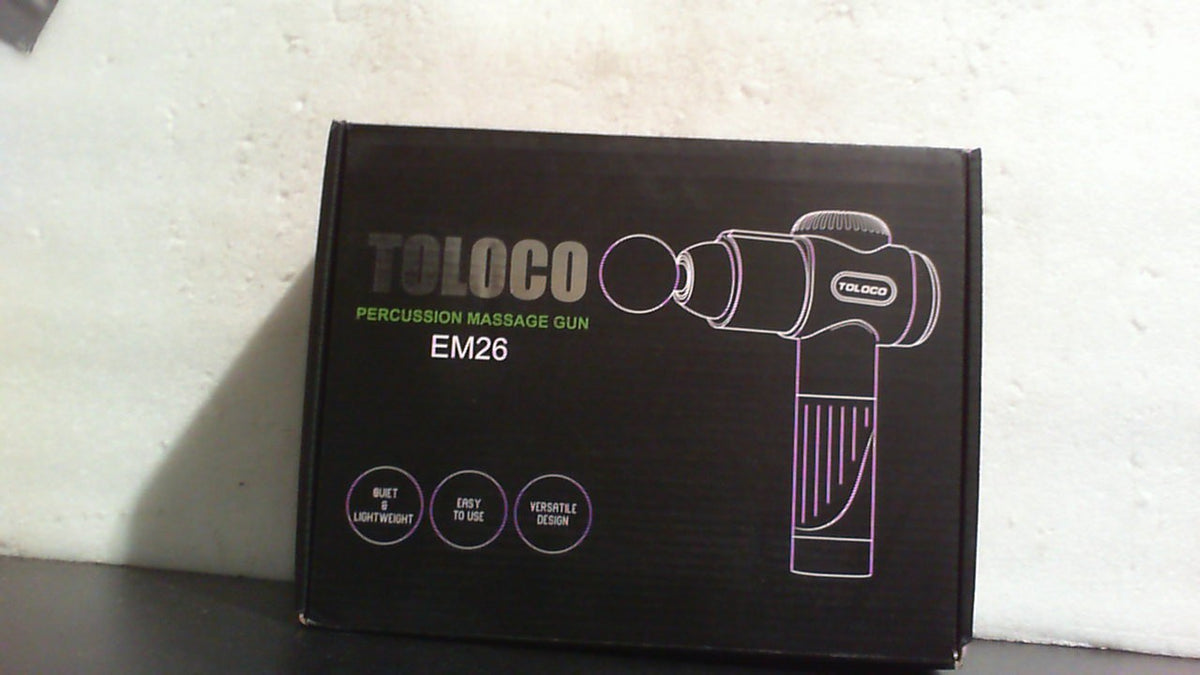 Pistola de masaje TOLOCO de tejido profundo, pistola de masaje