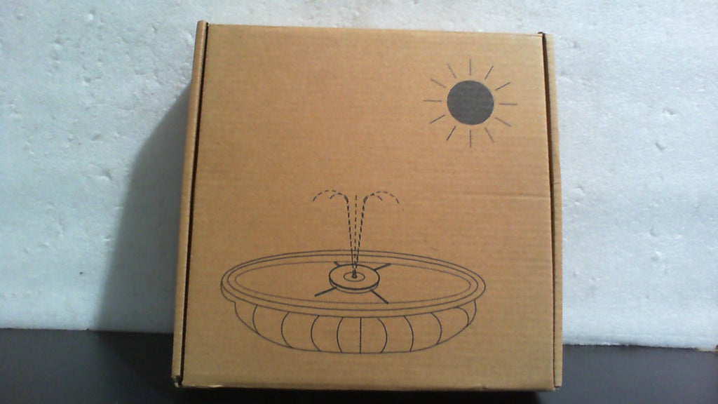 Fuente solar, bomba de agua solar flotante para baño de pájaros