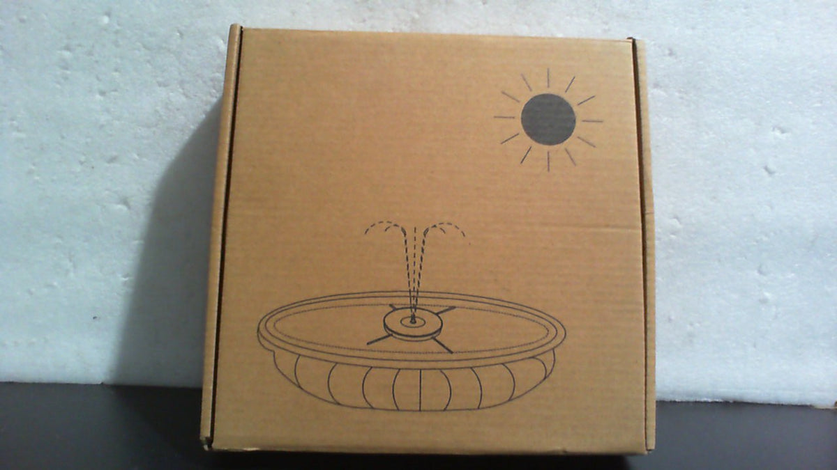 Fuente solar, bomba de agua solar flotante para baño de pájaros