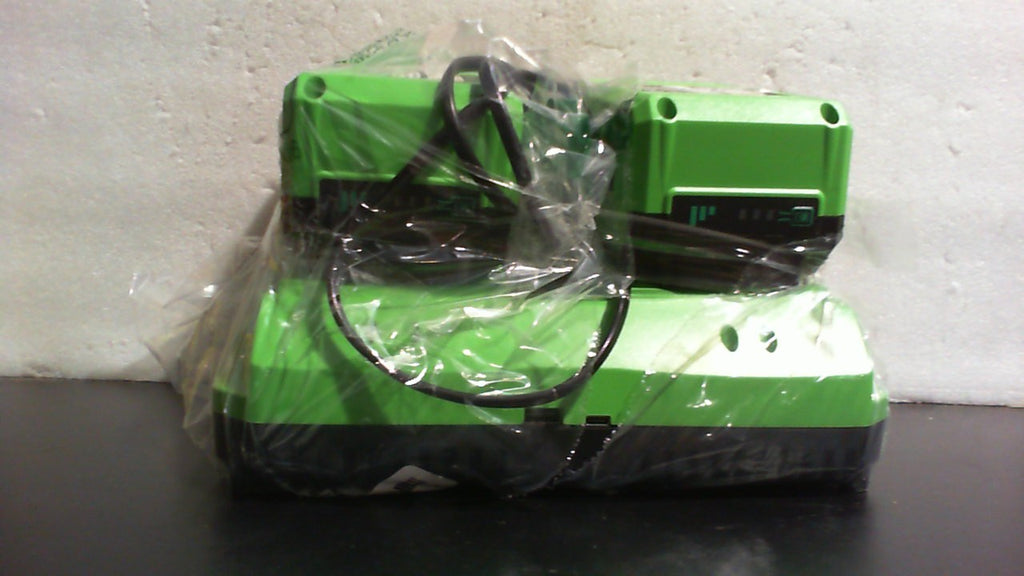 Cargador de batería Greenworks de 24V con doble puerto