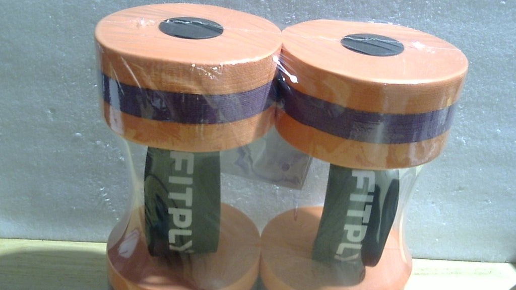 fitply Mancuernas Acuaticas de Espuma EVA para Piscina, para Ejercicio de Natacion, con Mango, 2 Piezas Ligeras, Equipo de Aerobicos Acuaticos