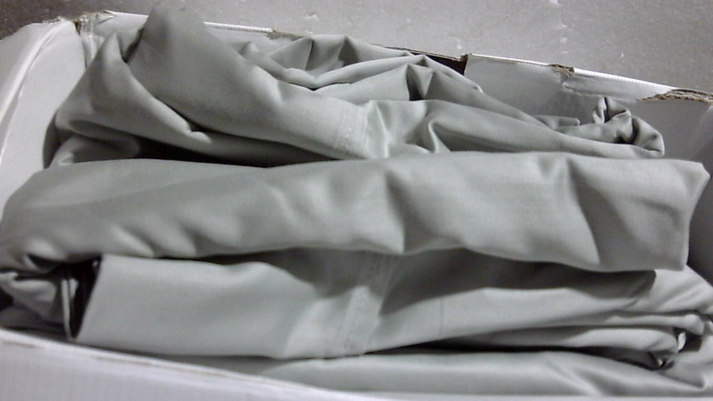 Sábanas THREAD SPREAD 100% Algodón Egipcio Queen | Serie de Lujo 1500 | Set de 4 Piezas | Gris Claro | Sedosas, Tejido Satén, Frescas y Transpirables