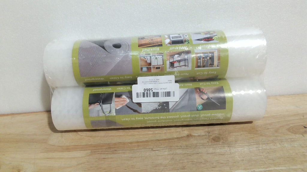 Forros para Estantes de Cocina y Refrigerador | Impermeables Antideslizantes de EVA, No Adhesivos (11.8 x 236.2 Pulgadas x 2 Rollos) ( ARTICULO VIENE COMO SE OBSERVA EN LA SEGUNDA IMAGEN )