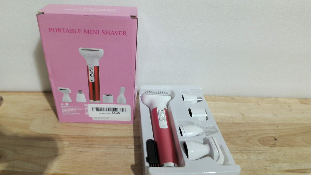 kit de depiladora y afeitadora eléctrica multifunción 5 en 1 para mujer (Portable Mini Shaver)ARTICULO VIENE COMO SE OBSERVA EN LA SEGUNDA IMAGEN ) VIENE CON CABLE USB