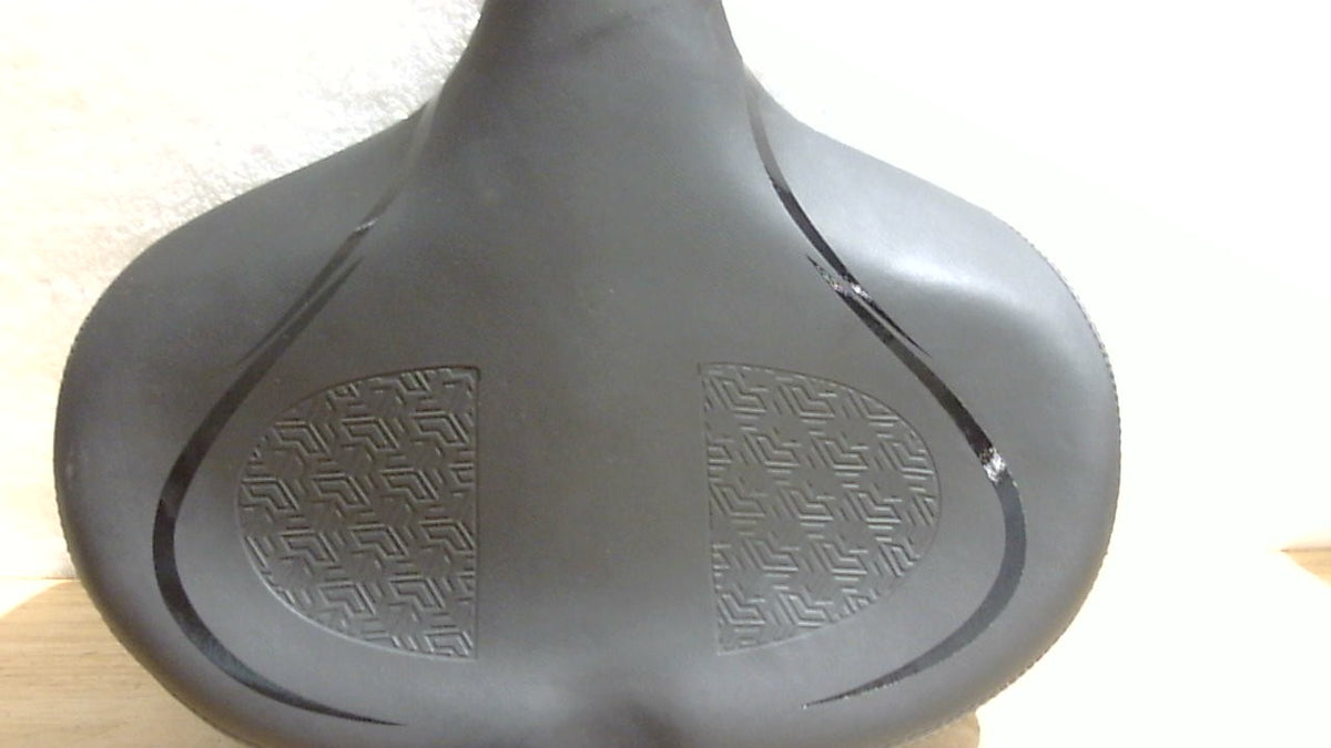 USADO-FALTA LA CINTA VERDE Y LAS HERRAMIENTAS-Asiento de Bicicleta Extra Comodo y Ancho para Mujer y Hombre | Sillin Acolchado Compatible con Peloton, Bicis de Ejercicio, Electricas y de Montana