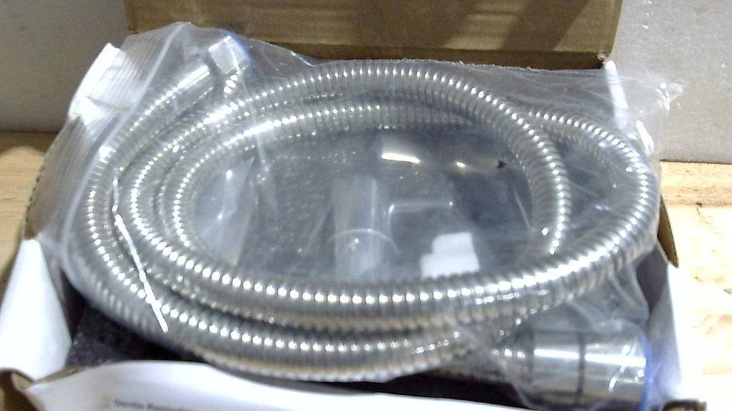 USADO-INCOMPLETO-Rociador Bidet de Mano Vayzluiy para Inodoro | Presión Ajustable con Manguera para Higiene Íntima y Lavado de Pañales de Tela | Acero Inoxidable Níquel Cepillado