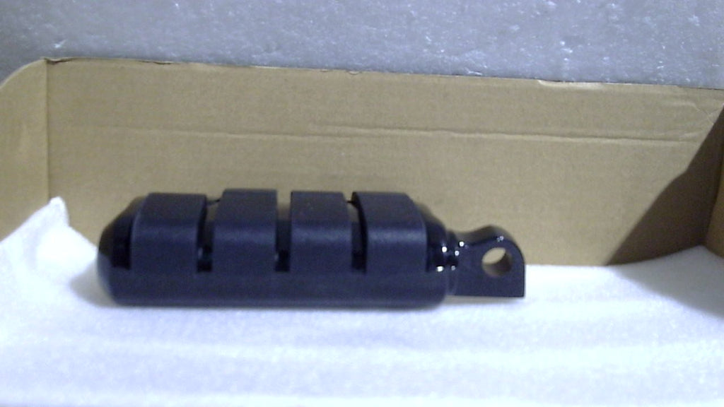 USADO Y NO INCLUYE TORNILLOS-Pedaleras de Autopista FOVPLUE 1.25 Pulgadas | Ajustables y Anguladas, con Soportes | para Harley Touring, Street Glide, Road King y Softail | Negras