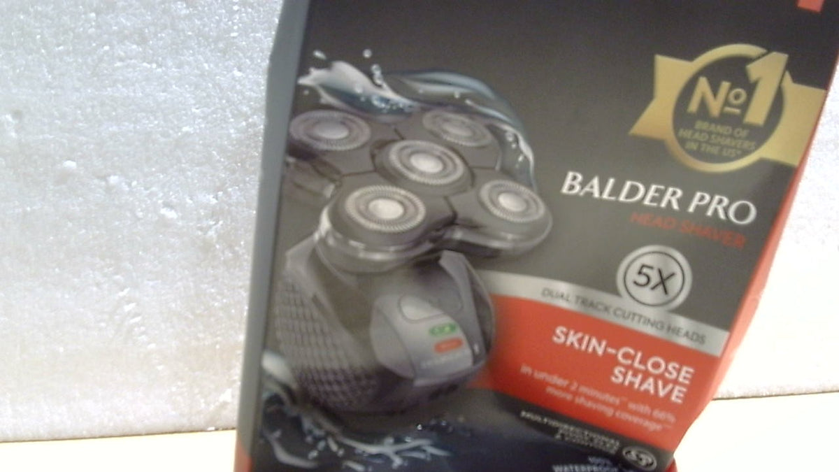 USADO-Afeitadora Rotativa Remington XR7000 Balder Pro | Recargable e Impermeable | Eléctrica para Hombre | Inalámbrica de Litio | 5 Cabezales Flexibles y Recortadora Emergente