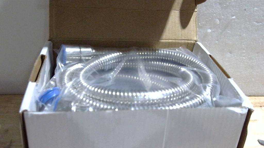 USADO-Bidet de Mano Vayzluiy para Inodoro | Presion de Agua Ajustable con Manguera | Higiene Femenina y Panales de Tela para Bebe | Acero Inoxidable Niquel Cepillado