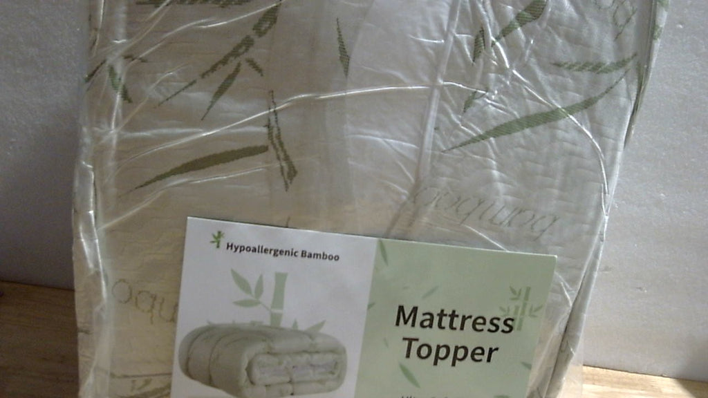 LIANLAM Topper de Colchon 7.5cm Queen | 1500GSM Relleno 3D+7D Alternativa a Plumon | Funda de Viscosa de Bambu | Extra Firme Bolsillo 15-45cm | 152x203cm