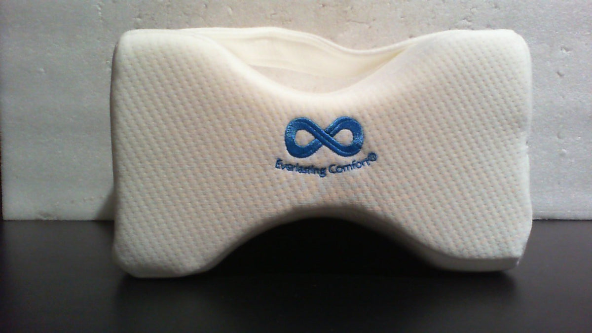 Almohada para rodillas Everlasting Comfort 100% de espuma viscoelástica pura con correa ajustable