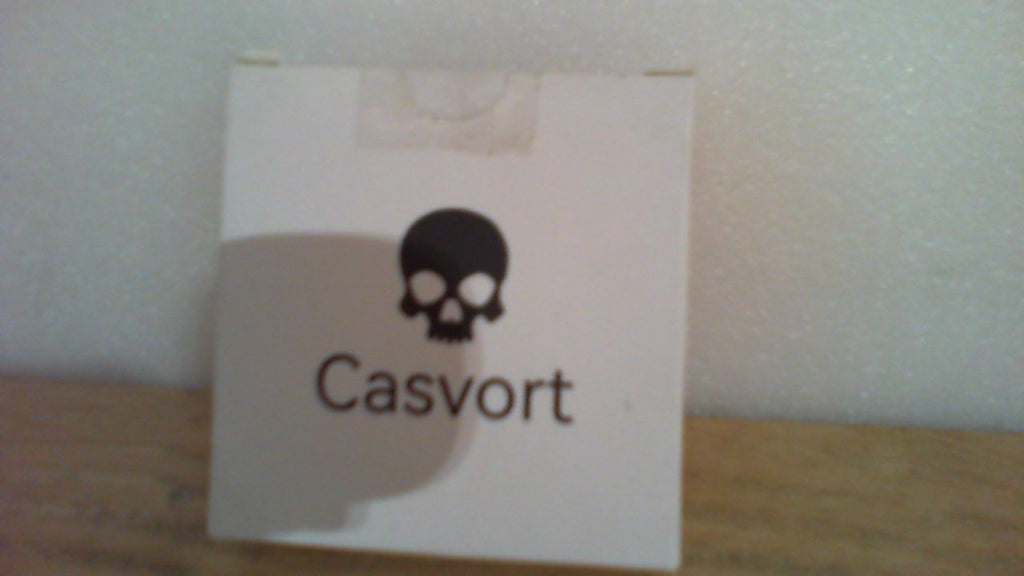 Casvort Pack de 2 Pesas de Oreja en Forma de Gota | Acero Inoxidable 316, Hipoalergenicas, 4g, Plateadas, Joyeria Corporal para Expansiones