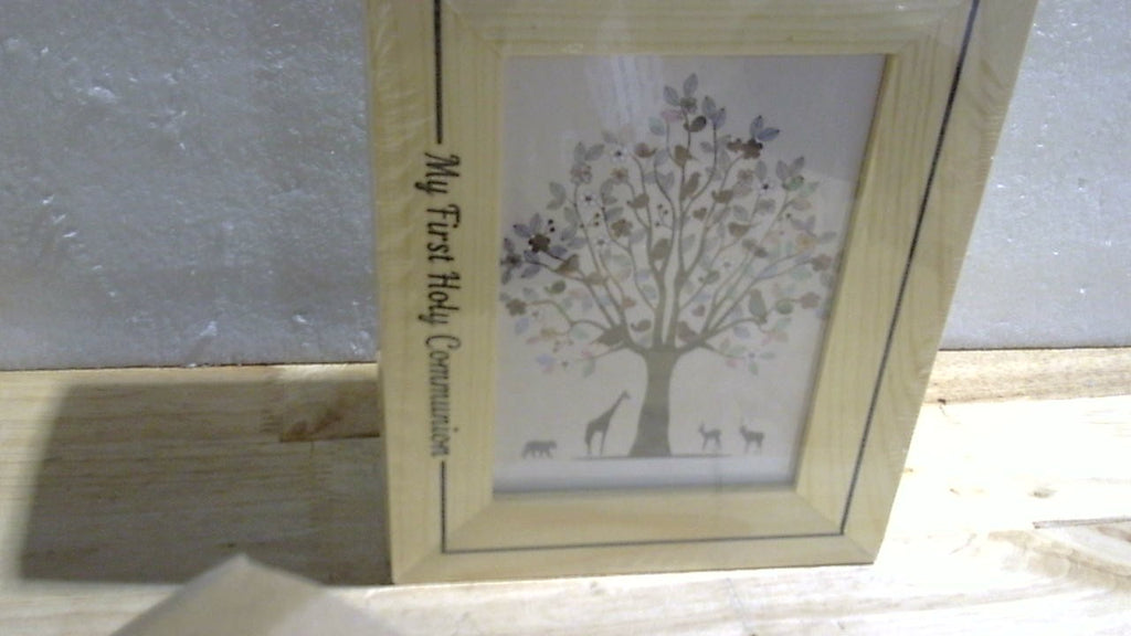 Caja de Recuerdos de Madera Xuhal para Primera Comunion | Cofre Personalizable para Bautizo | Organizador de Joyas y Mementos Religiosos