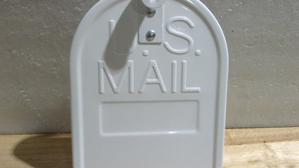 Puerta de Reemplazo para Buzon de Ladrillo 6 1/4 pulgadas Ancho x 8 pulgadas Alto | Puerta Metalica de Encaje a Presion para Buzones Estandar de Acera
