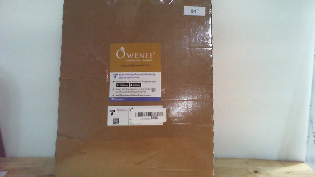 OWENIE Cortinas Transparentes 84 Pulgadas | Marfil | Set de 2 Paneles | para Dormitorio y Sala | Bolsillo para Barra | 42 x 84 Pulgadas cada una