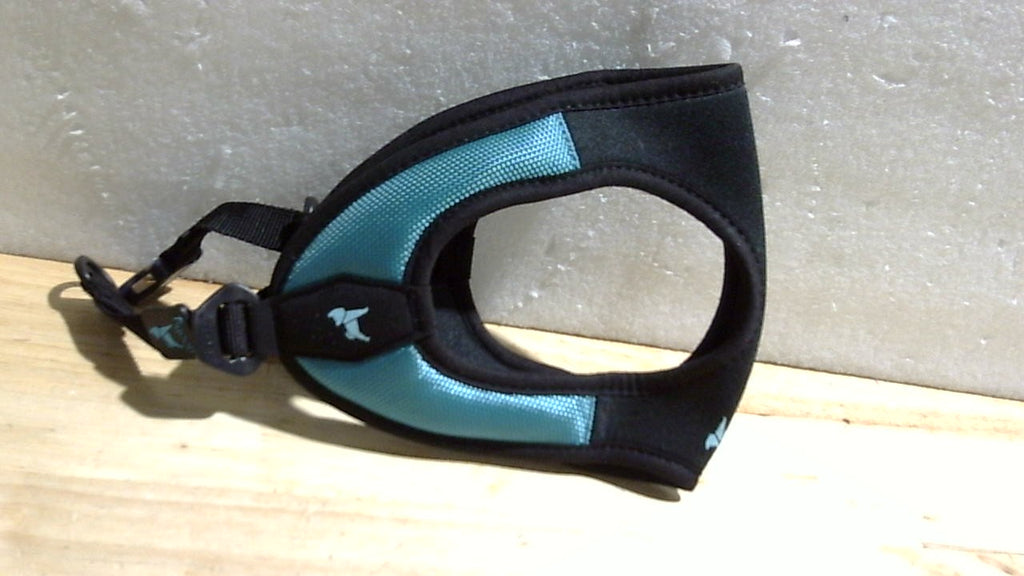 Arnes Gooby Escape Free Easy Fit | Para Perros Pequenos que se Escapan del Arnes | Tipo Step-in | Turquesa | Mediano