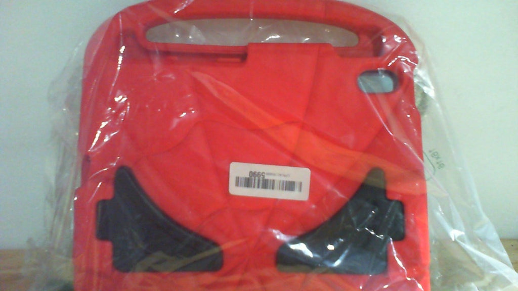 Sanyetral Funda para Ninos iPad A16 11 Pulgadas 2025 / iPad 10 Generacion 10.9 Pulgadas 2022 | Ligera Antigolpes con Protector de Pantalla, Portalapiz, Asa y Soporte Rojo