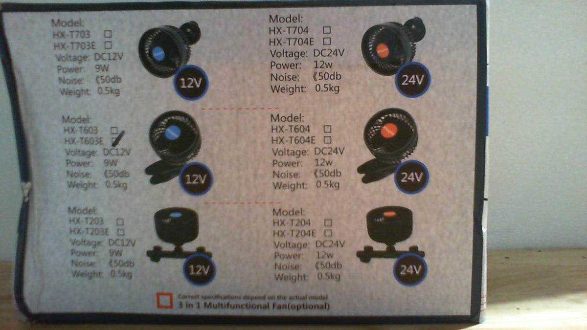 Ventilador portátil para-auto marca ALAGOO.