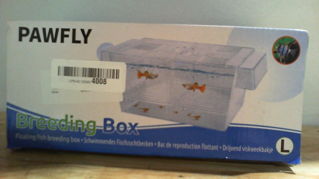 caja paridera y de aislamiento flotante para peces de la marca Pawfly en su tamaño Grande (L)