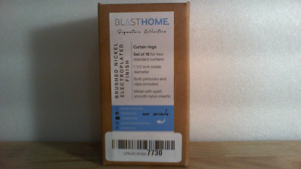caja de anillos para cortina marca BLASTHOME (Signature Collection) x18