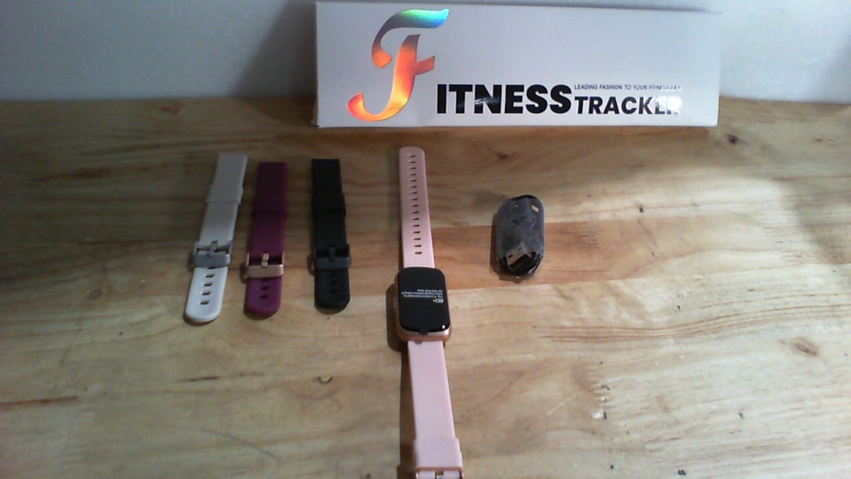 reloj inteligente genérico / rastreador de actividad (estilo smartwatch deportivo) rosa