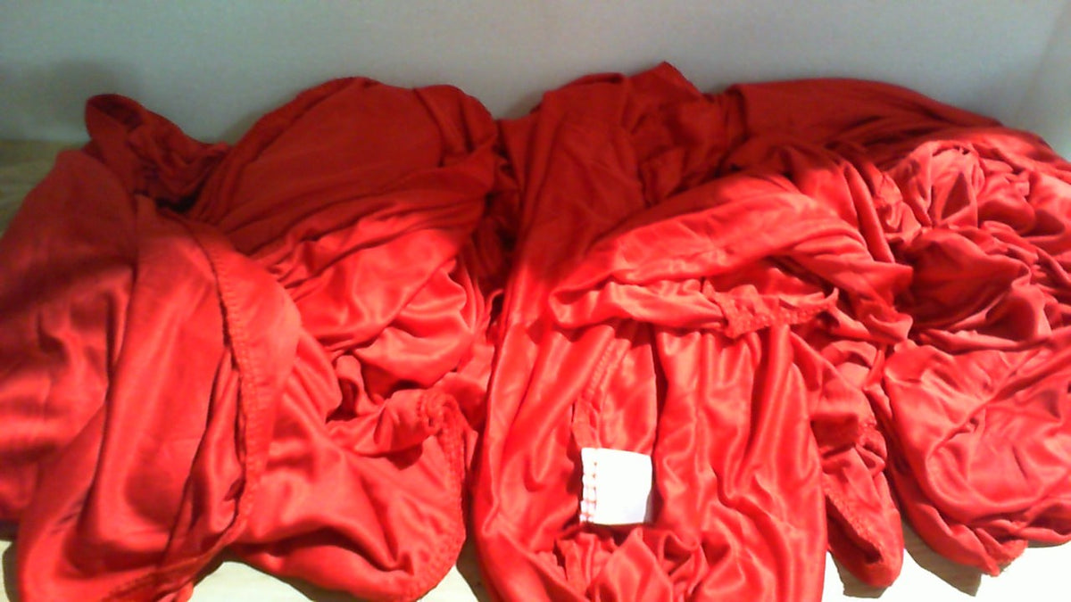 cortinas de poliéster para fondos de eventos rojo profundo