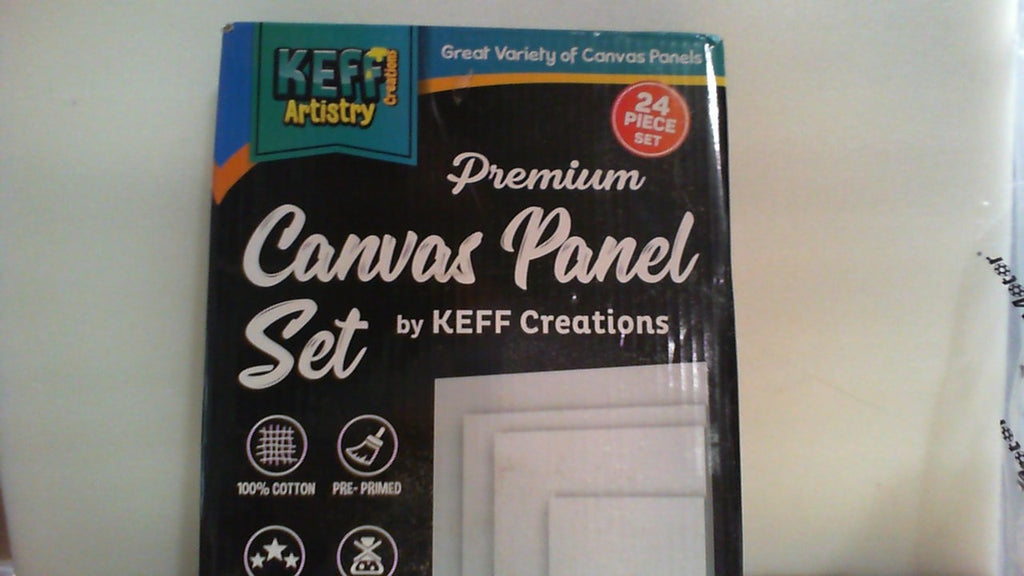 juego de 24 lienzos planos para pintar de la marca KEFF Creations
