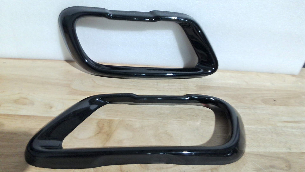 juego de cubiertas embellecedoras para las salidas del tubo de escape (Exhaust Muffler Tail Pipe Covers articulo viene como se muestra en la segunda y tercera imagen