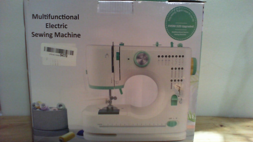 máquina de coser eléctrica portátil y multifuncional modelo FHSM-520 Upgraded