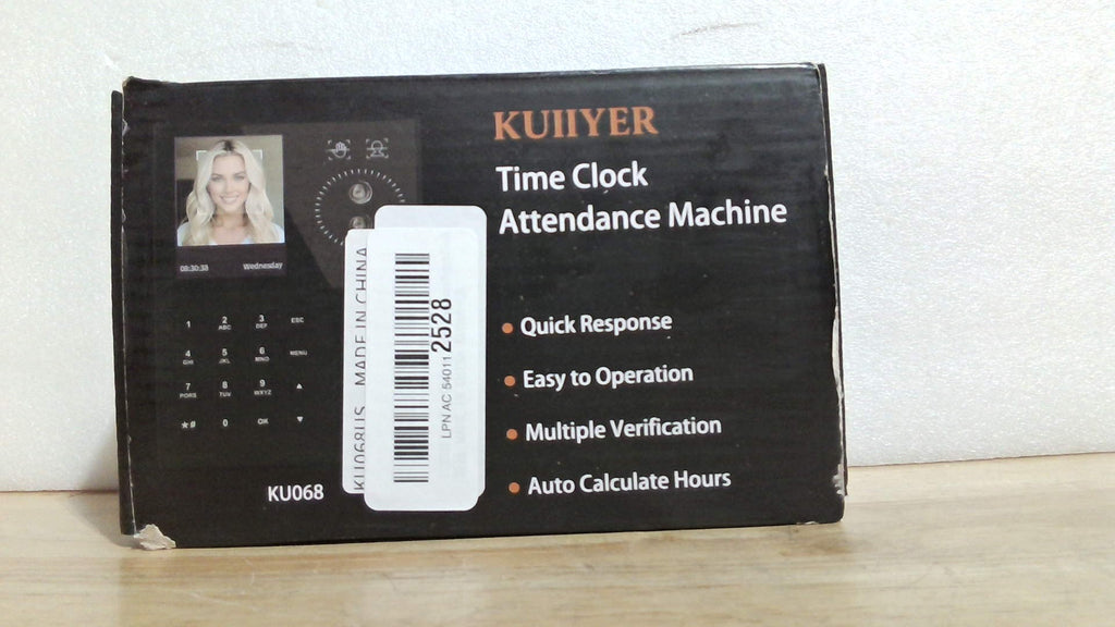 reloj marcador de asistencia KUIYER KU068 ( articulo viene como se muestra en la imagen 2-3 y 4